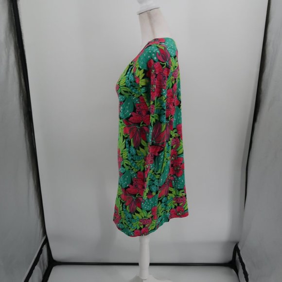 Lilly Pulitzer One Shoulder Floral Bodycon Dress Size Large - Picture 4 of 7